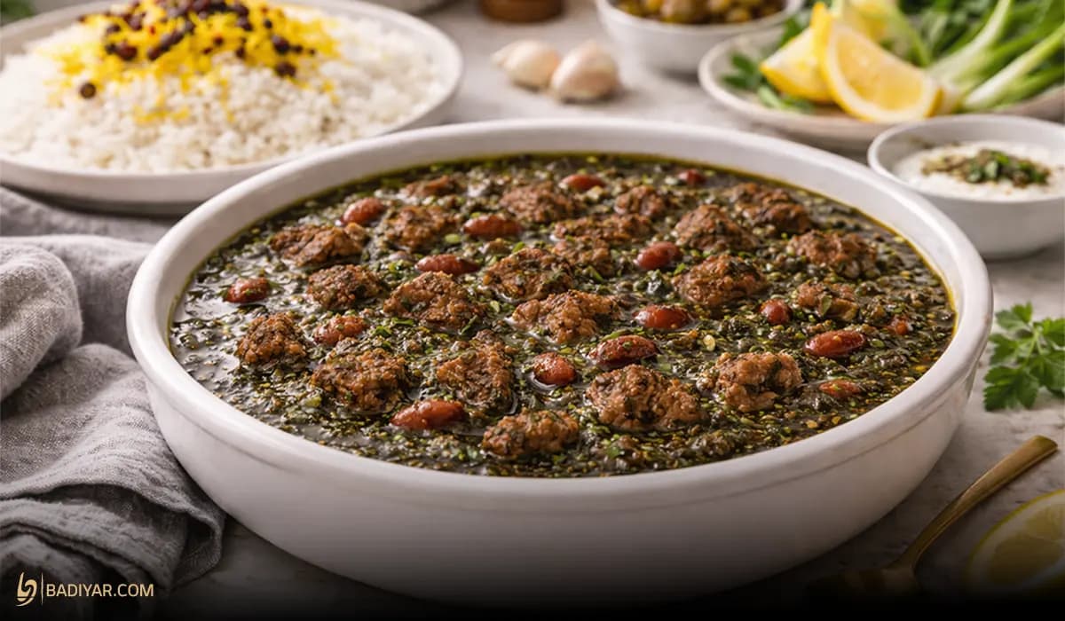 قرمه سبزی با گوشت گوسفندی؛ دستور پخت کامل و اصولی