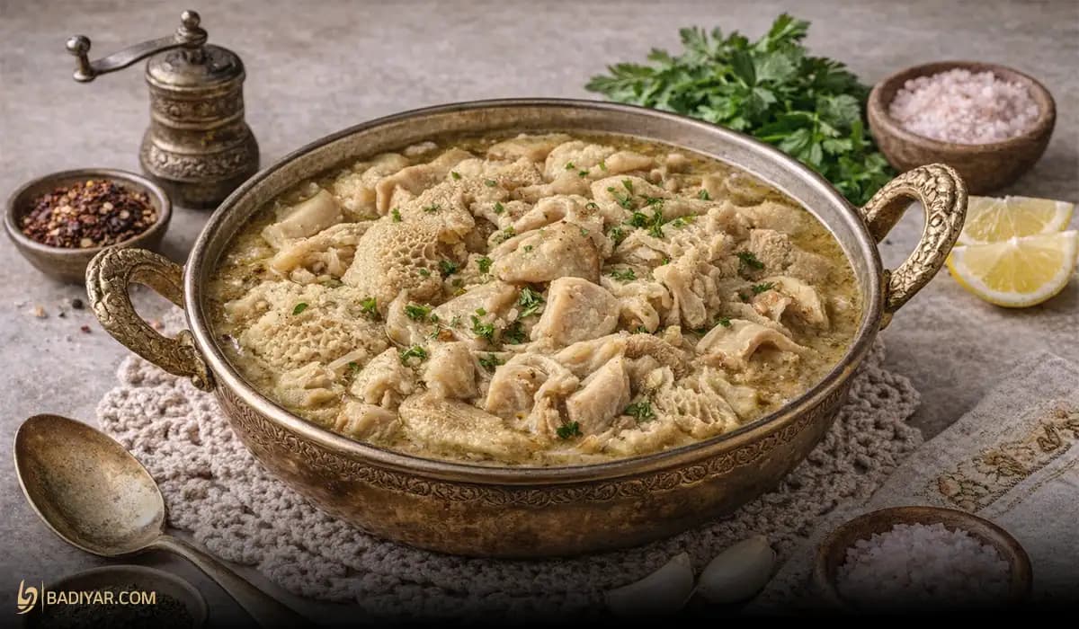 طرز تهیه سیرابی و شیردان سنتی؛ راز پخت خوش‌بو، نرم و کاملاً جاافتاده