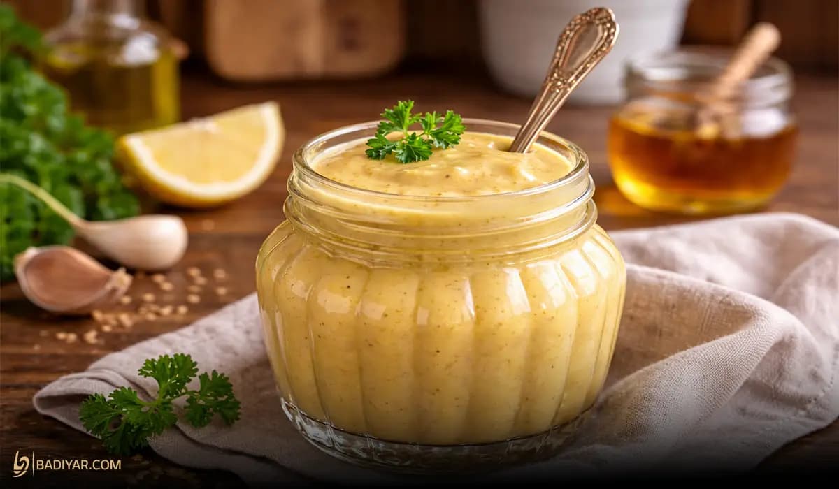 سس خردل خانگی؛ ساده، خوش‌طعم و قابل استفاده در هر غذا