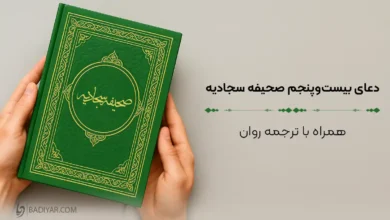 متن دعای ۲۵ صحیفه سجادیه